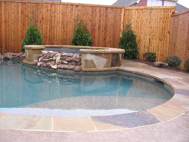 IMG_0178.JPG - Bobby and Kim's backyard pool is finished.