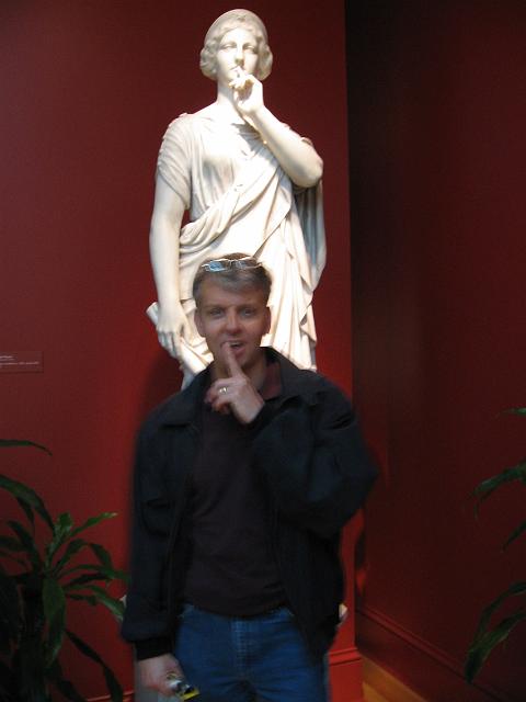 IMG_0697.JPG - At Chrysler Museum in Norfolk.   Shhhhh!